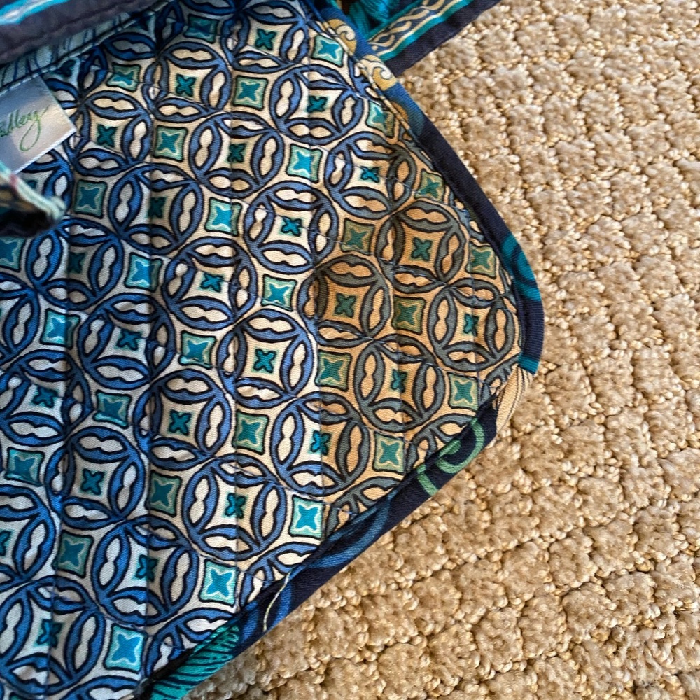 Vera Bradley Tote in Mod Floral Blue - Picture 8 of 16